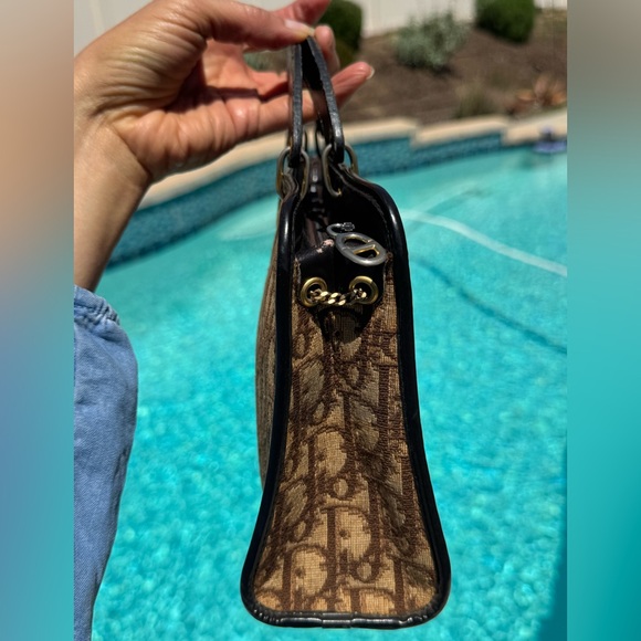 Dior Vintage Trotter Top Handle bag with COA - Picture 13 of 14